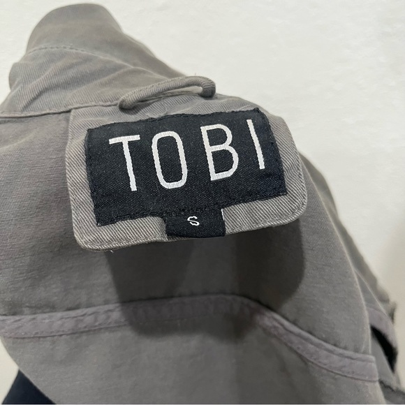 Stylist Grey Military Jacket Size S TOBI - Picture 6 of 6